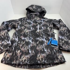 NEW Columbia Women Whirlibird V Printed 3:1 Interchange Ski Jacket Snowdrift M